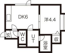 ビバリー南郷の間取り画像