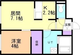 ウイングバード本通の間取り画像