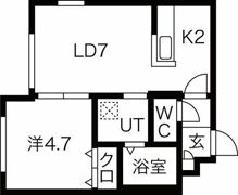 ラージヒル菊水の間取り画像
