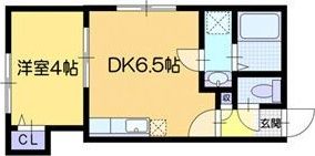 ホヌ豊平Bの間取り画像