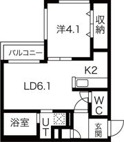 COLORE SHIROISHI （コローレ白石）の間取り画像
