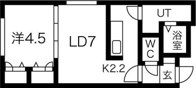 アイルN10の間取り画像