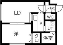 サークヒル学園前の間取り画像