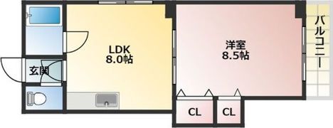 ノースランド菊水の間取り画像