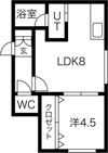 ジュネスコート元町の間取り画像