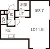 リンツ西野の間取り画像