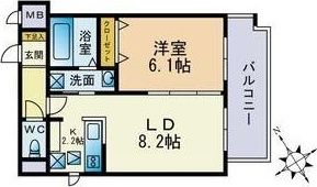 プレシェルト山の手通の間取り画像
