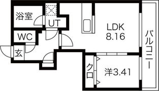 パレス柊の間取り画像