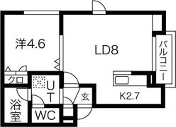 リブレア厚別の間取り画像