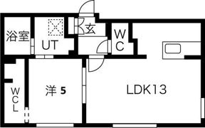 GEレジデンス琴似の間取り画像
