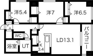 MODENA近代美術館の間取り画像