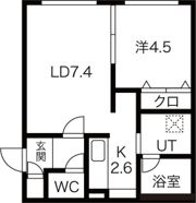 Lux Maison平岸の間取り画像