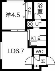ブランノワールN38の間取り画像