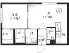 サンステージ二十四軒1-2の間取り画像