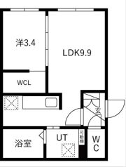 CITY RESIDENCE 南郷18丁目（シティレジデンスの間取り画像