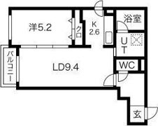 ミラネーゼ大谷地の間取り画像