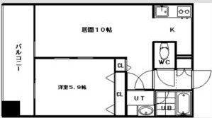 グランカーサ南13条の間取り画像
