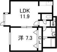 ベルファーレ中央の間取り画像