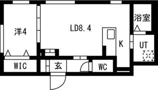 ル・ヌアージュ北円山の間取り画像