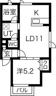 クレア6・5の間取り画像