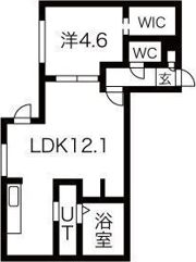 POEM南8条の間取り画像