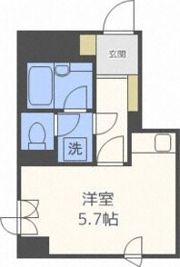 ライオンズシティ南3条の間取り画像