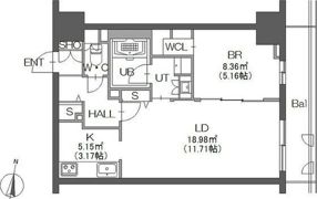 レジディア大通公園の間取り画像