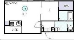 REN FAULT栄通（レンフォルト）の間取り画像