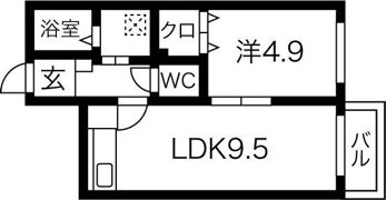 ディスティニーの間取り画像