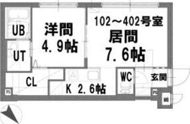グランメールペガサスの間取り画像