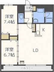 メゾンハマナスの間取り画像