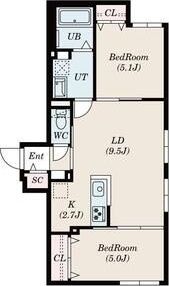 S-RESIDENCE南郷Southの間取り画像