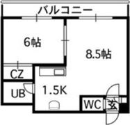 パークサイドヒサエの間取り画像