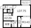 タルト南郷の間取り画像
