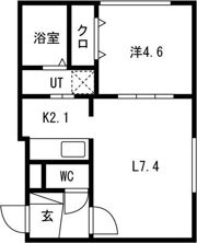 ルリ美園の間取り画像
