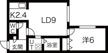 EATON RESIDENCE中の島の間取り画像