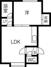 シャネル南郷の間取り画像