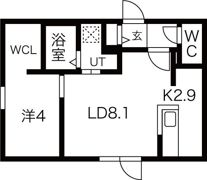 Livease N33（リヴィースエヌ33）の間取り画像