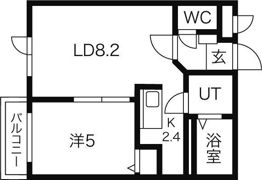 アベニールE.5の間取り画像