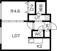 プライムコート発寒南の間取り画像