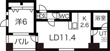 MODENA医大前の間取り画像