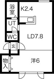 イーストステージUの間取り画像