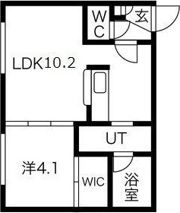 シャンテ南7条の間取り画像