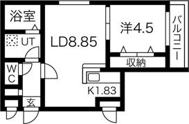 ソミューム宮の沢の間取り画像