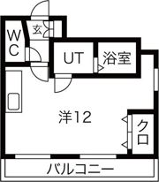 ヒルズ本通の間取り画像