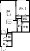 Premier ist Nakanoshima（プレミアイスの間取り画像