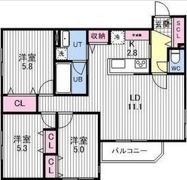 Aster本通15の間取り画像