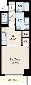 マッシモ北3条の間取り画像