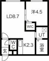 Majestic Life札幌桑園の間取り画像