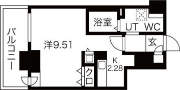 パシフィックタワー札幌の間取り画像